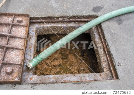 Clearing the cresspool with a gut Clearing the cresspool with a gut 72475683