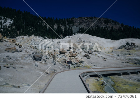 Bumpass Hell boardwalk in Lassen Volcanic National Park 72476061
