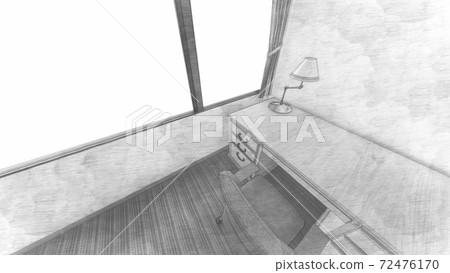 Hotel Double Bed Interior Perth 100 72476170