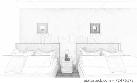 Hotel Double Bed Interior Perth 98 72476172