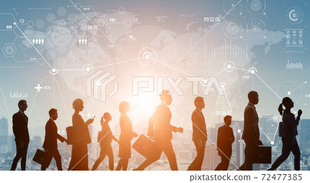 People who move forward Global business Human resources Management strategy 72477385