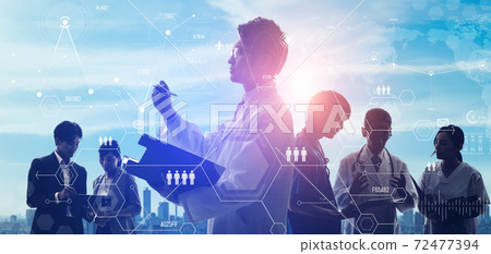 Professional scientist, medical worker Professional scientist, medical worker 72477394