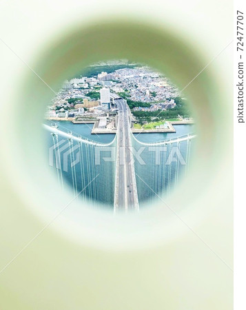 從上面看明石海峽大橋 72477707