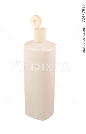 Plastic bottle for liquid shampoo, soap, antiseptic, sanitizer, cosmetic cream, gel or oil. Isolated on white background. Plastic bottle for liquid shampoo, soap, antiseptic, sanitizer, cosmetic cream, gel or oil. Isolated on white background. 72477959