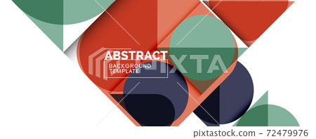 Simple circles and triangles abstract background. Vector illustration for covers, banners, flyers and posters and other designs Simple circles and triangles abstract background. Vector illustration for covers, banners, flyers and posters and other designs 72479976