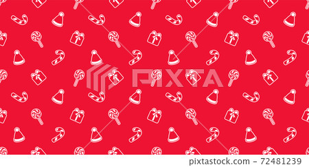 christmas seamless pattern gift candy cane santa claus vector cartoon repeat wallpaper tile background scarf isolated illustration doodle design christmas seamless pattern gift candy cane santa claus vector cartoon repeat wallpaper tile background scarf isolated illustration doodle design 72481239