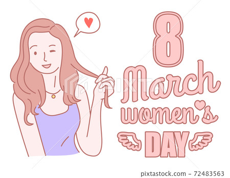 8 march happy women s day poster, girlish concept, pretty happy smiling girl, drawing nice lady 8 march happy women s day poster, girlish concept, pretty happy smiling girl, drawing nice lady 72483563