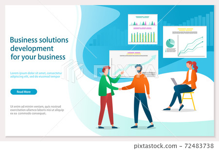 Business solitions development for your business webpage template. Path of modernization Business solitions development for your business webpage template. Path of modernization 72483738