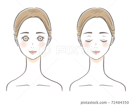 女性的臉美麗圖 女性的臉美麗圖 72484350