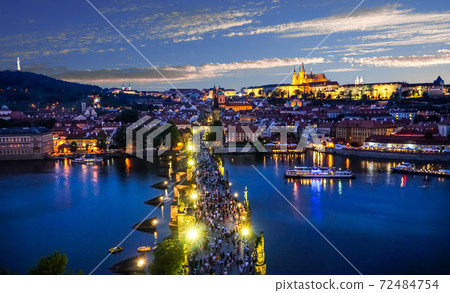 Night over Charles Bridge Night over Charles Bridge 72484754