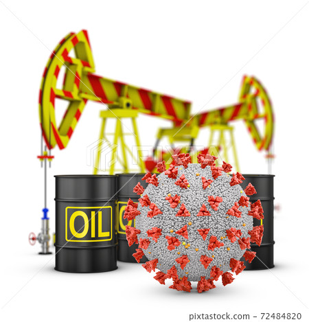 Coronavirus, barrels and pumps Coronavirus, barrels and pumps 72484820