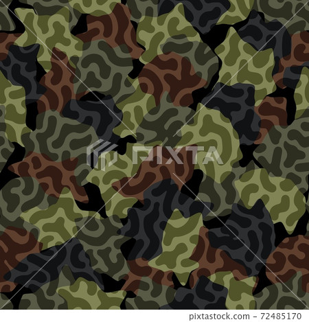 Digital camouflage seamless pattern. Abstract army or hunting masking ornament Digital camouflage seamless pattern. Abstract army or hunting masking ornament 72485170