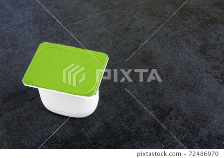 Fruit yogurt on stone Fruit yogurt on stone 72486970