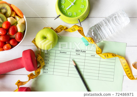 Diet Health Plan.start up workout planing. 72486971