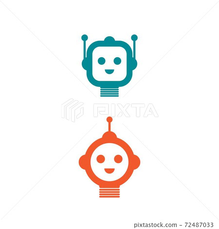 Robot Vector icon design illustration 72487033