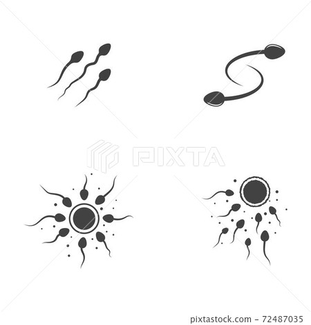 Sperm Vector icon design illustration 72487035