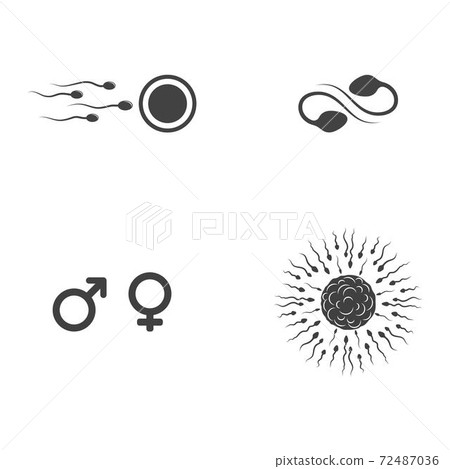 Sperm Vector icon design illustration 72487036