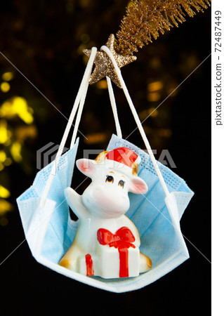 image of new year toy mask dark background image of new year toy mask dark background 72487449