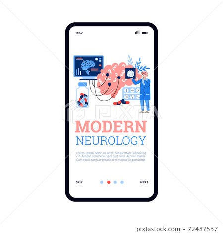 vector illustration of medical diagnostic and treatment of neurology disease vector illustration of medical diagnostic and treatment of neurology disease 72487537