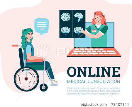 Online medical diagnostic and treatment of neurology disease 72487544