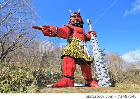 人別溫泉的Akaoni（北海道人別市） 72487545