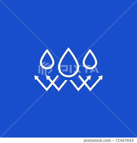 waterproof vector icon or sign waterproof vector icon or sign 72487683