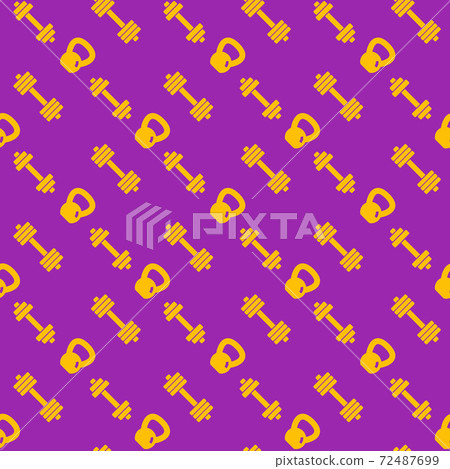 seamless fitness pattern with dumbbells seamless fitness pattern with dumbbells 72487699
