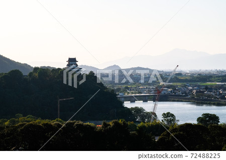 View from Inuyama Naritayama, Inuyama City, Aichi Prefecture 72488225