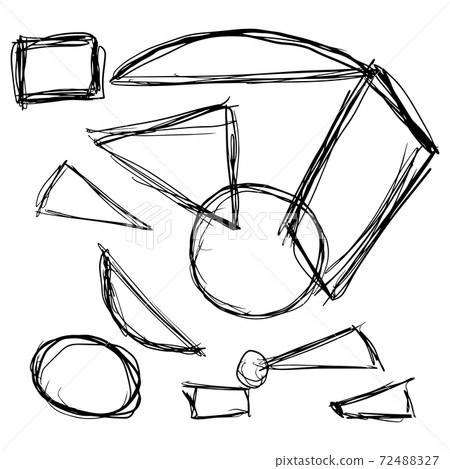 Doodle sketch of geometry shape Doodle sketch of geometry shape 72488327