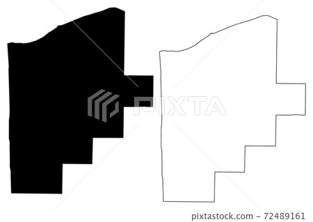 Lorain County, Ohio State (U.S. county, United States of America, USA, U.S., US) map vector illustration, scribble sketch Lorain map 72489161