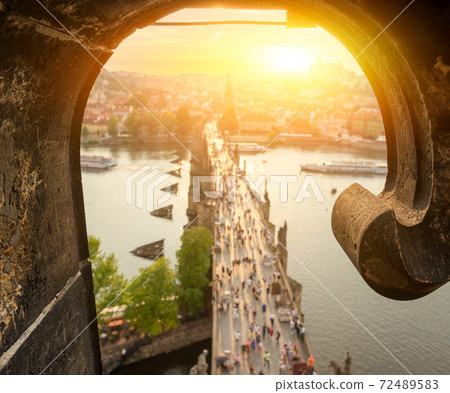 Charles Bridge from above 72489583