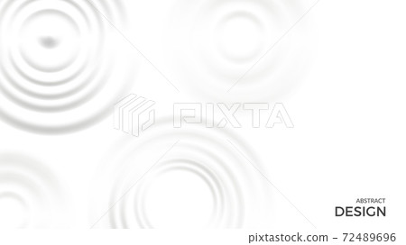Splash background. Milk cream shapes on white. Top view liquid rounds vector banner template 72489696