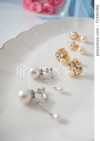 耳環珍珠視覺花束禮盒 72490366