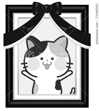 Ieie photo frame material black and white monochrome pet 72490562