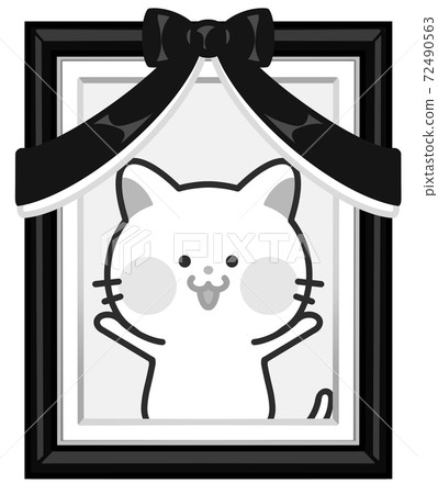 Ieie photo frame material black and white monochrome pet 72490563