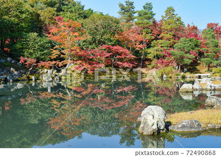 京都天龍寺秋葉莊池花園 京都天龍寺秋葉莊池花園 72490868