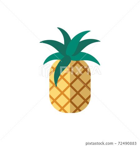 Pineapple flat icon. Color simple element from summer tourism collection. Creative Pineapple icon for web design, templates, infographics and more Pineapple flat icon. Color simple element from summer tourism collection. Creative Pineapple icon for web design, templates, infographics and more 72490883