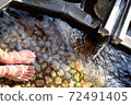 Izu footbath that flows directly from the source 72491405