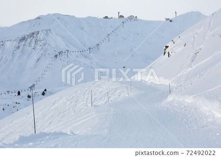 Skiing slopes from the top Skiing slopes from the top 72492022