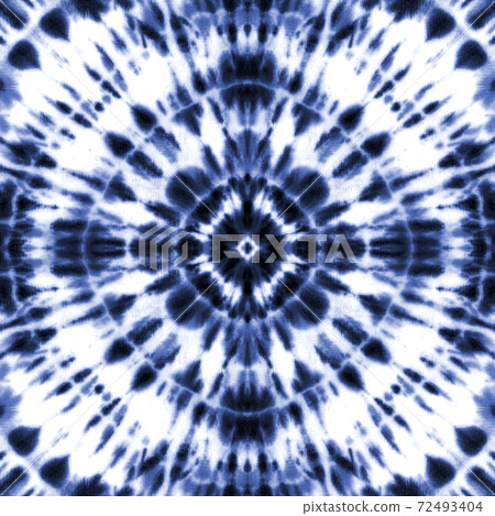 Tie dye shibori seamless pattern. Watercolour abstract texture. Tie dye shibori seamless pattern. Watercolour abstract texture. 72493404