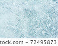 Ice frozen winter textured cold blue north background 72495873