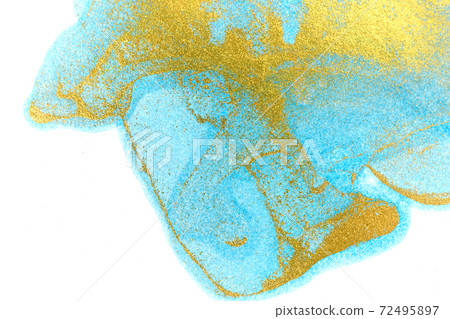 Alcohol ink blue transparent background. Ocean style watercolor drops texture. Alcohol ink blue transparent background. Ocean style watercolor drops texture. 72495897