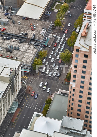Urban traffic from above 72496744