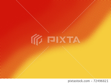 Yellow red halftone (background material) 72496821