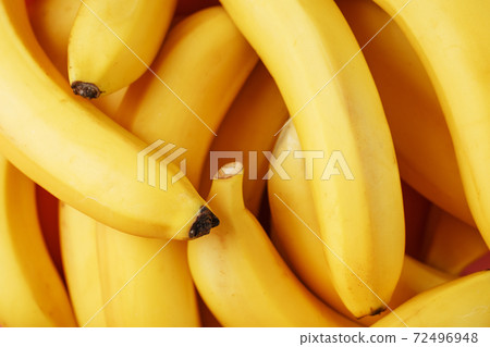 Ripe and sweet yellow bananas close up full screen Ripe and sweet yellow bananas close up full screen 72496948
