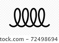 Induction icon, electric cooking hob vector symbols. Coking stove or oven grate cooker and cookware pans surface cookware induction spring spiral icon sign 72498694