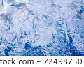 Ice frozen winter textured cold blue north background 72498730
