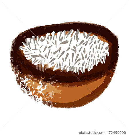 Vector illustration of bowl of rice Vector illustration of bowl of rice 72499000