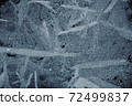 Ice frozen winter textured cold blue north background 72499837