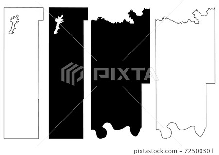 Washington and Seminole County, Oklahoma State (U.S. county, United States of America, USA, U.S., US) map vector illustration, scribble sketch map Washington and Seminole County, Oklahoma State (U.S. county, United States of America, USA, U.S., US) map vector illustration, scribble sketch map 72500301